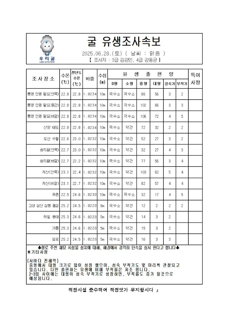 2025년 굴 유생조사 속보 06월 28일001.jpg