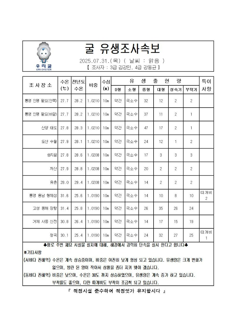 2025년 굴 유생조사 속보 07월 31일001.jpg